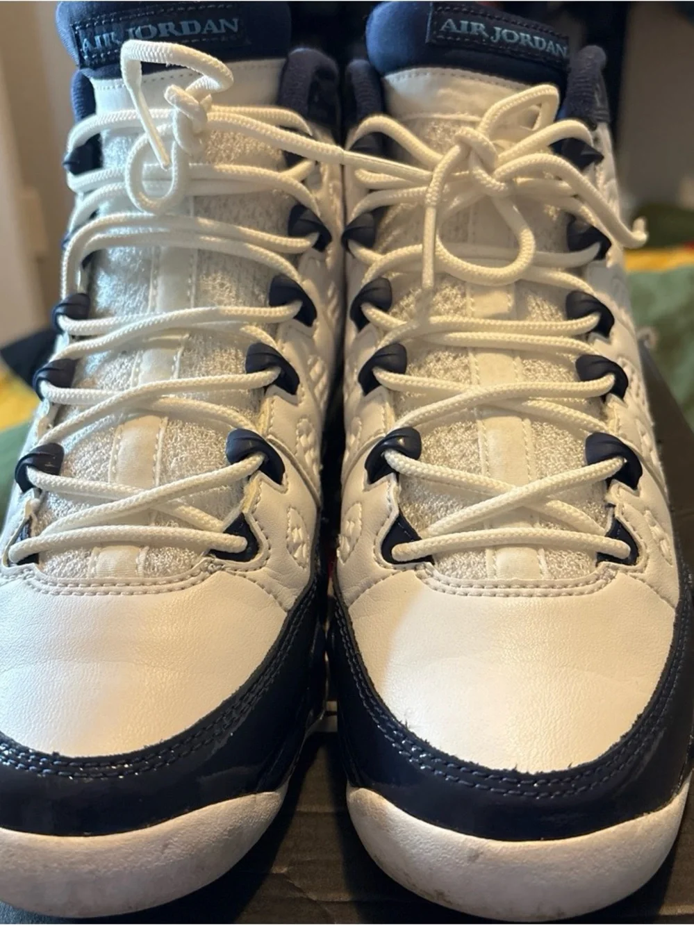 Jordan Kids Basketball Sneakers - Navy & White